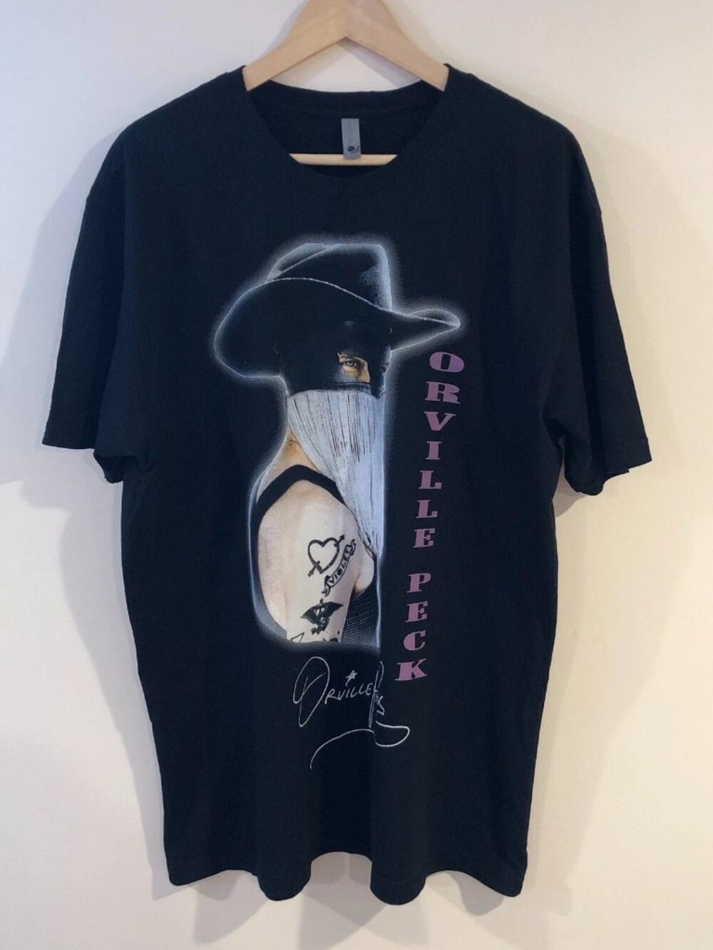 100% Authentic 2019 Orville Peck Tour T-shirt Size XL X Large Sub Pop